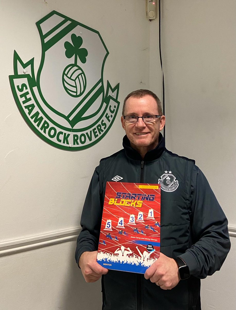 📖 Head of Women’s Football Jason Carey recently launched a new book with co author Jimmy Kiernan

Starting Blocks is a JCPE book for Junior Cycle students and is available to buy from the link below 👇

🛍️ bit.ly/3uvocTq