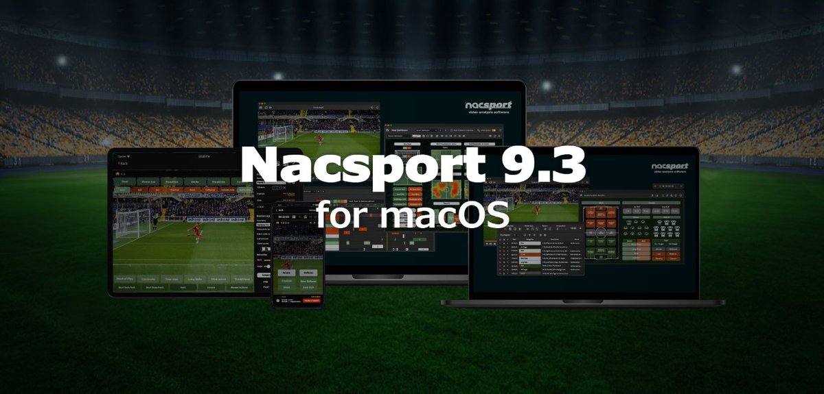 🚨Huge Update for Mac Users🚨

Nacsport 9.3 is now available on Mac with new tools and features previously unavailable on this platform, including:

📍Cluster pins
🤝Live joint analysis
🔥Graphic descriptors on dashboards
➕much much more

Info here:

nacsport.com/blog/en-gb/New…