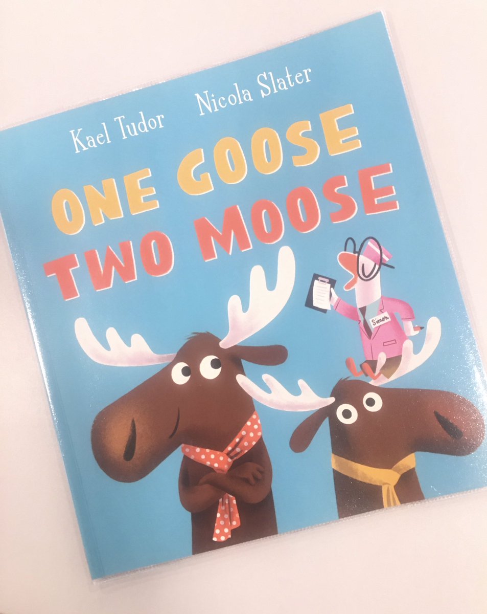 Just read this little beauty in the library. It got a double thumbs up from my son and the hallowed phrase “I WANT IT!” So we’ll be taking this one home with us. I’ll let you all in on a secret, I was planning to anyway. #OneGooseTwoMoose.
