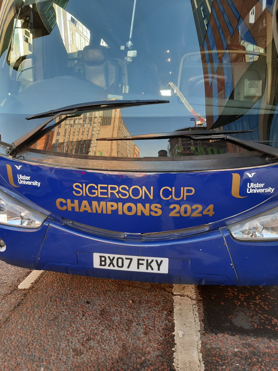 Special delivery to <a href="/UlsterUni/">Ulster University</a> Belfast Campus today! 🏆 
Well done <a href="/UlsterUniGAA/">Ulster Uni Gaelic Academy</a>  
#ProudofUU