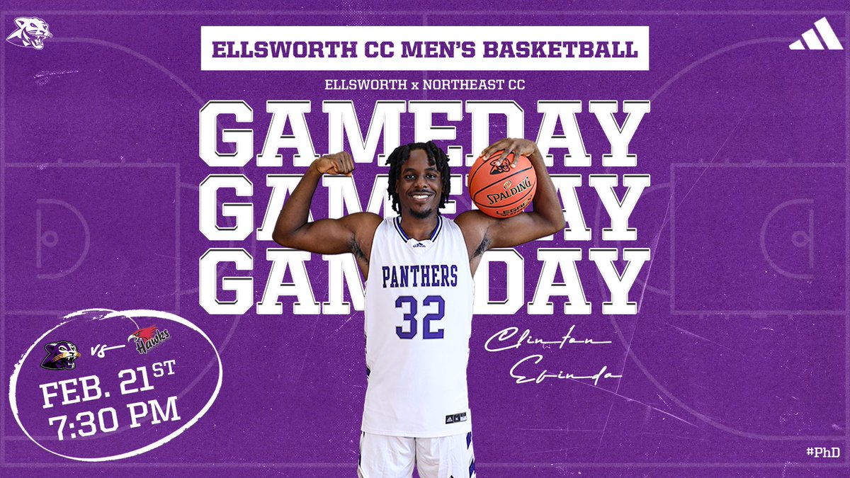 Home sweet home 🏀

GAMEDAY vs Northeast Community College

📍- Iowa Falls, IA 
⏰- 7:30PM
📺- youtube.com/@EllsworthComm…

#Gameday
#PhD