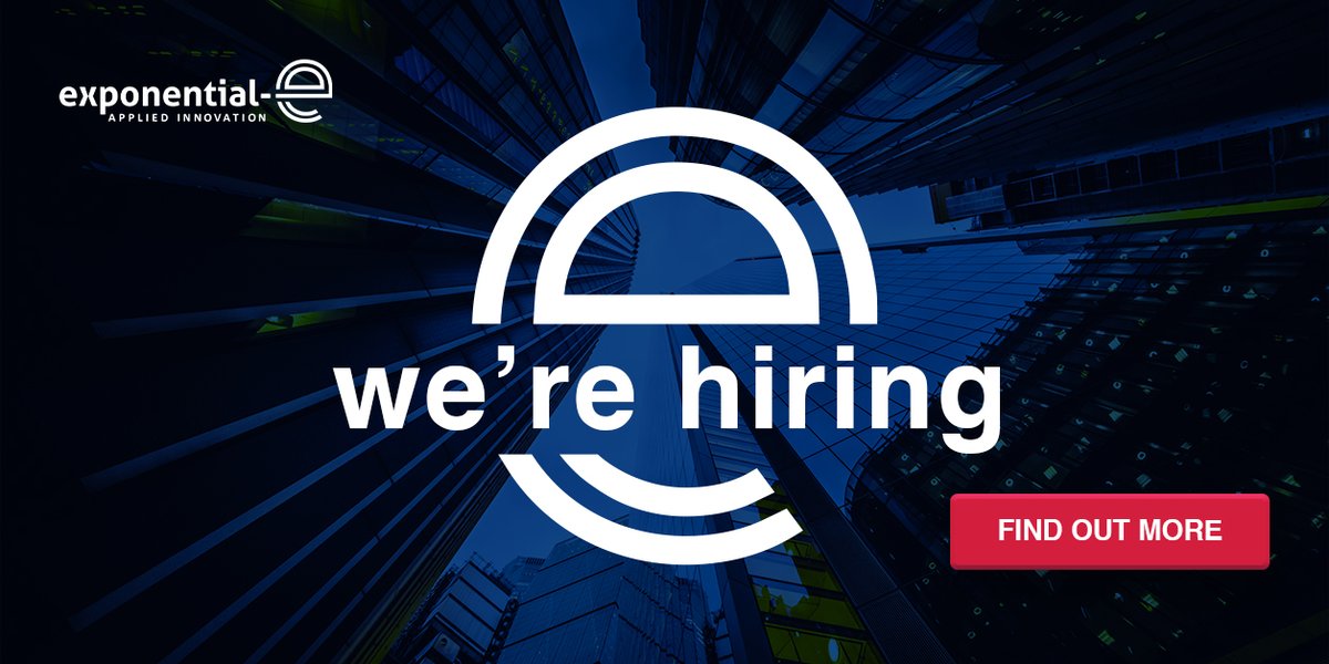 Join our team, where the motivated have the opportunity to become experts in their field, thought-leaders and game changers of the future.

Take a look below at our #HOTJOBS of the week and connect with us today!

exponential-e.com/about-us/vacan…