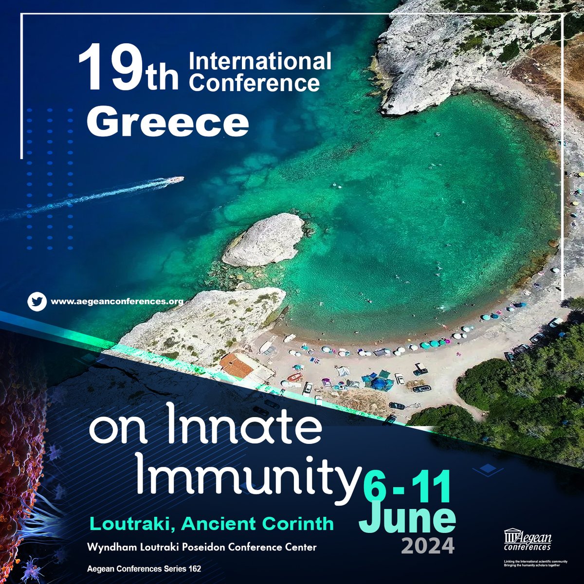 Deadline Extended NOW February 29: Abstract Submission / Early RegistrationFee / Travel Award Application to the 19th Aegean Conference on #InnateImmunity held In #Loutraki, #Greece aegeanconferences.org/src/App/confer…