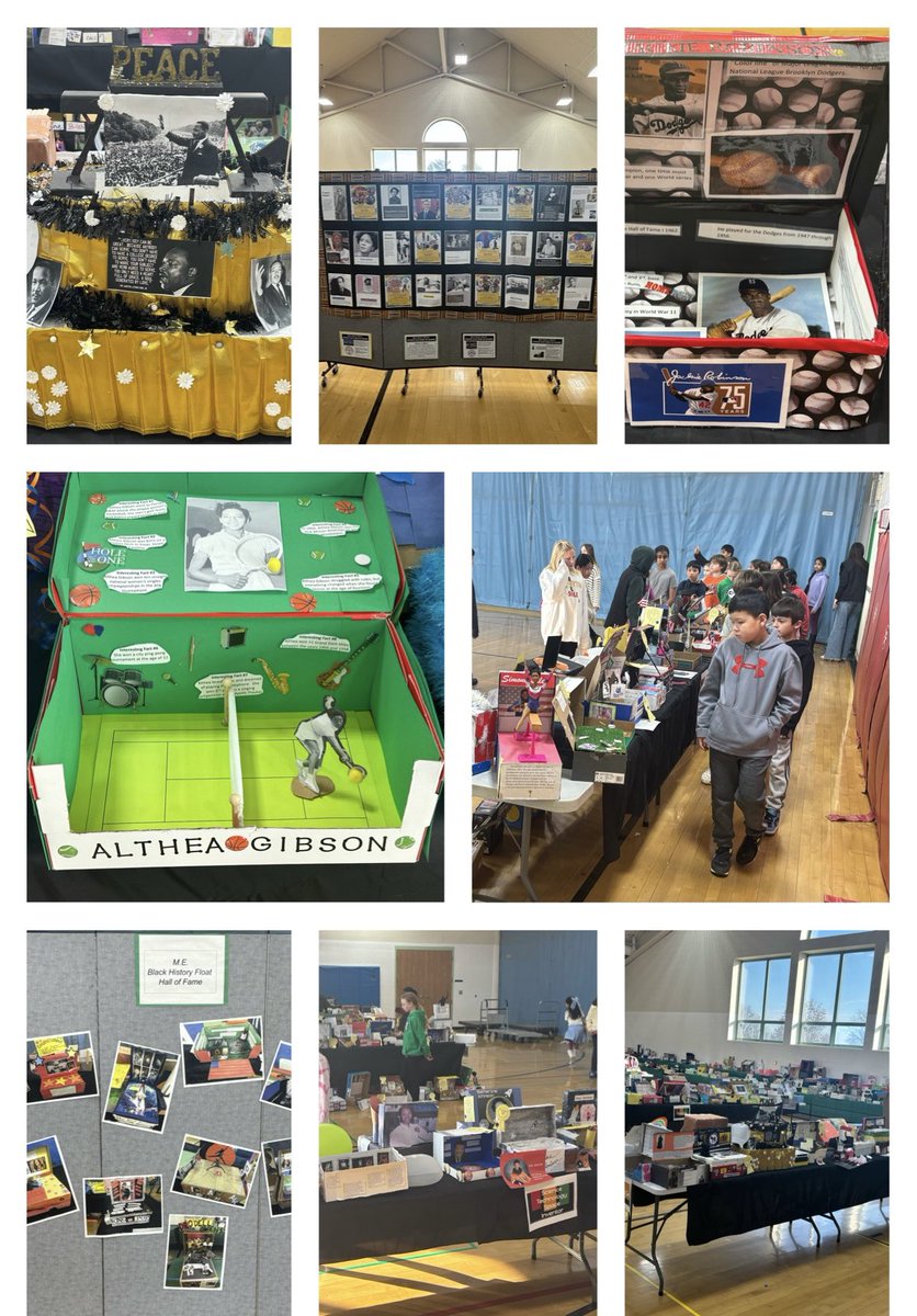 In awe of our student created Black History floats! I enjoyed our ME gallery walk, which showcases an array of floats, each representing a significant figure in Black history, ranging from civil rights leaders & cultural icons to pioneering artists & scientists. #MasonMoment