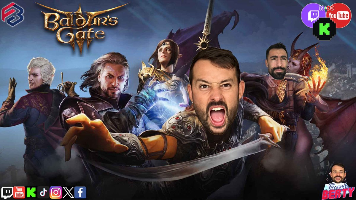 My names Frenchberty and I'm a Dragonthing Paladin! 
Join me and Teeny Tiny <a href="/ThomasKriaras/">Thomas Kriaras</a> as we dance with goblins, loot some trolls and have s*x with our team mates! YEAH BECAUSE THATS NORMAL! 
love on all the streaming apps in the world! 
19:00 don't miss out because we crazy!