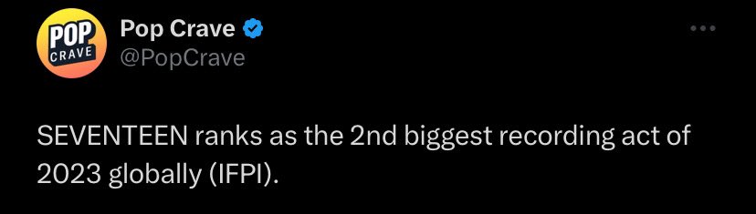 snowkhoshi's tweet photo. antis: but globally seventeen isn’t that big
seventeen globally: https://t.co/c3DtvOikBQ