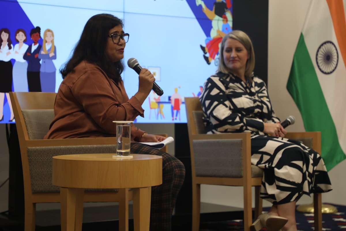 It was a pleasure to host a conversation with @UnderSecPD and @kakunakhate this afternoon at @USAndMumbai on Navigating the New Normal: Cultivating Inclusive Workplaces. This was followed by round table discussions with 50 leaders from Government and the private sector.