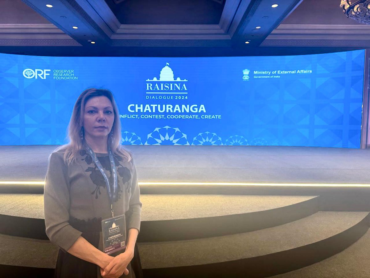 Feel honoured to attend inaugural ceremony of @raisinadialogue in #NewDelhi🇮🇳.
Ukraine opened a new chapter by participating for first time on the official level in one of the biggest conferences on geopolitics and geoeconomics in #Asia.