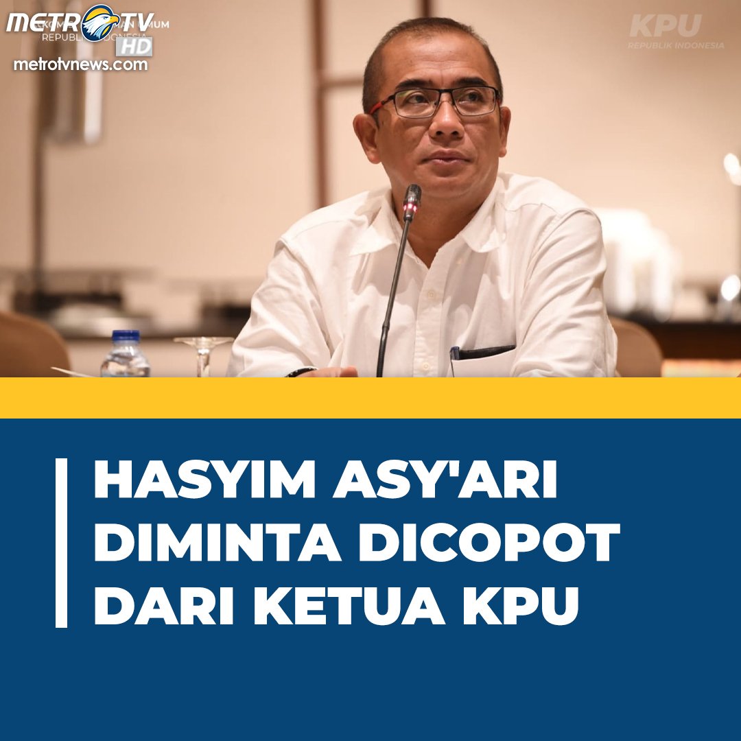 Apa anda yg SETUJU l Ketua <a href="/KPU_ID/">KPU RI</a> DICOPOT  ?

Setuju silahkan Retweet