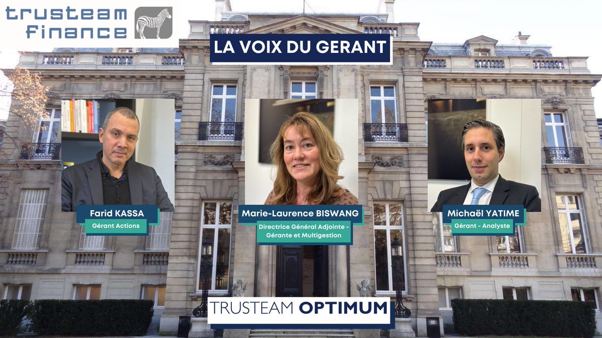 💡3 questions à... Marie-Laurence Biswang (directeur général adjoint - gérante), Michaël Yatime (gérant analyste) et Farid Kassa (gérant actions) chez <a href="/TrusteamFinance/">TRUSTEAM FINANCE</a>.
h24finance.com/news-17867.html