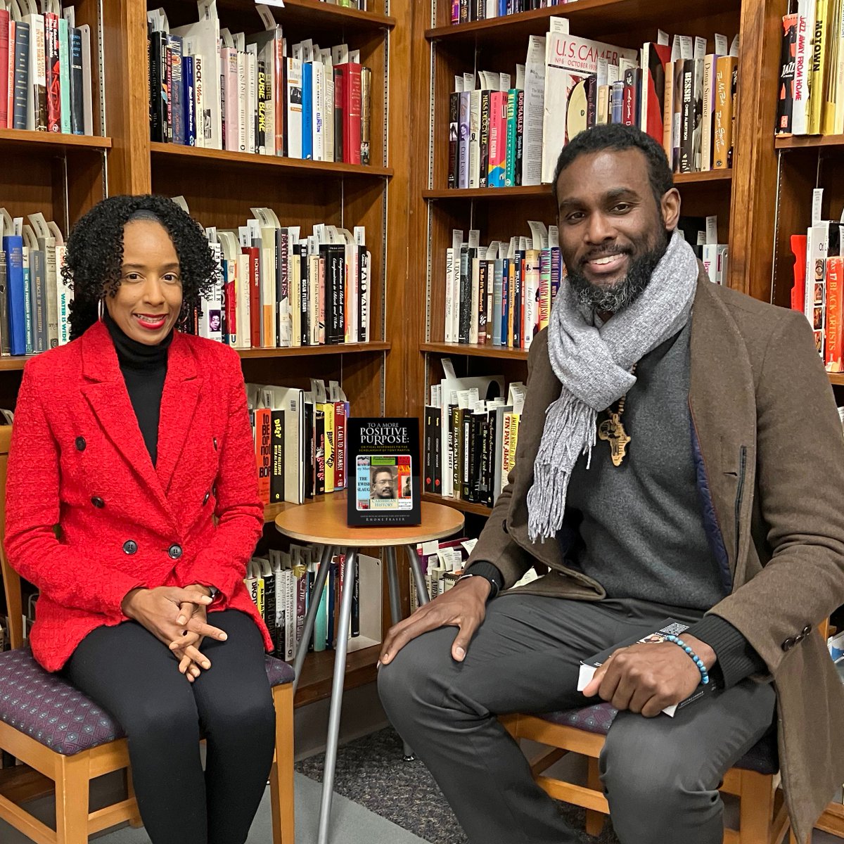 Penn State Special Collections (@psu_scl) on Twitter photo Yesterday graduate assistant for The Charles L. Blockson Collection <a href="/Keisha_Oliver/">Keisha Oliver</a> moderated professor <a href="/rhonefraser/">Rhone Fraser, Ph.D.</a> book talk for "To A More Positive Purpose: Critical Responses to the Scholarship of Tony Martin" #NewBook #PennState #BlackScholar #BlackHistoryMonth Yesterday graduate assistant for The Charles L. Blockson Collection <a href="/Keisha_Oliver/">Keisha Oliver</a> moderated professor <a href="/rhonefraser/">Rhone Fraser, Ph.D.</a> book talk for "To A More Positive Purpose: Critical Responses to the Scholarship of Tony Martin" #NewBook #PennState #BlackScholar #BlackHistoryMonth