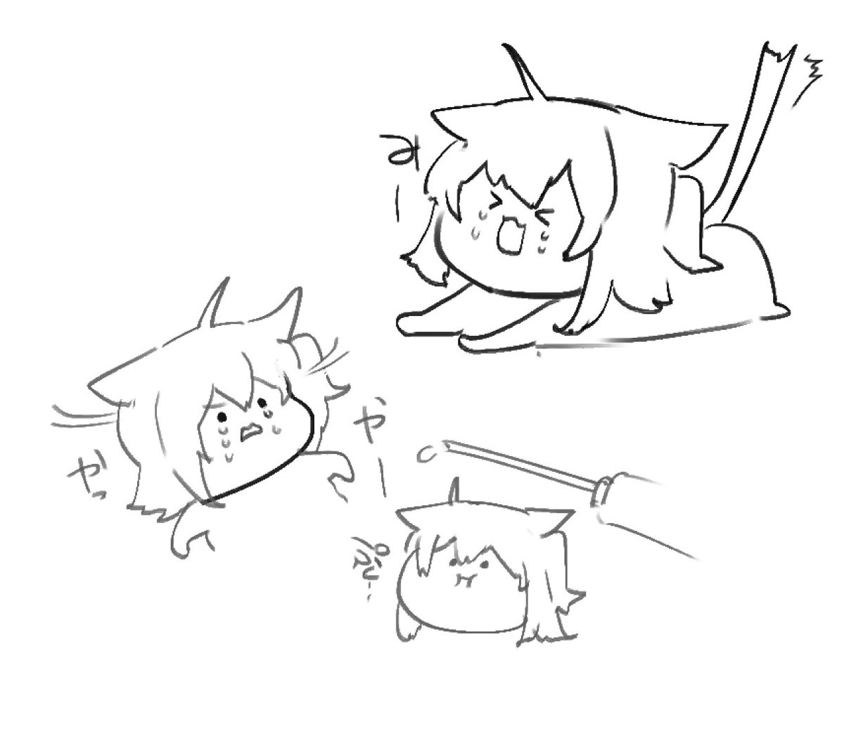 猫の日です(にゃんこぐだ子超らくがき) 