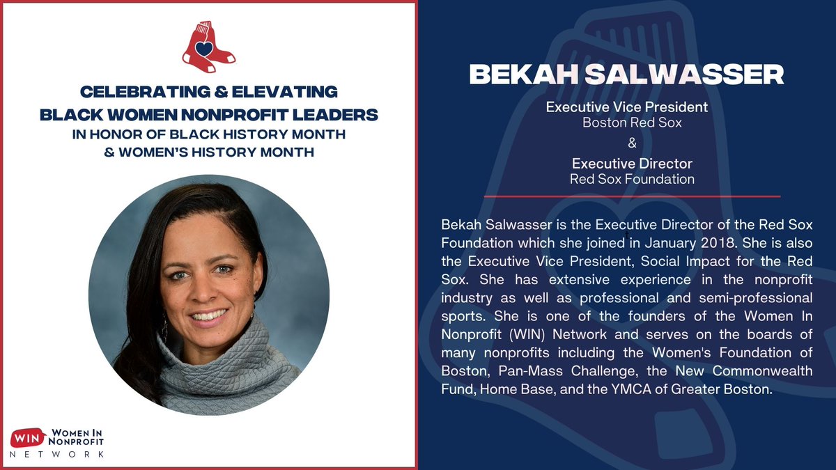 In celebration of Black History Month and leading into Women's History Month, we're excited to highlight Black women nonprofit leaders in Boston from our Women in Nonprofit Network. Today, we're proud to recognize our Executive Director Bekah Salwasser!