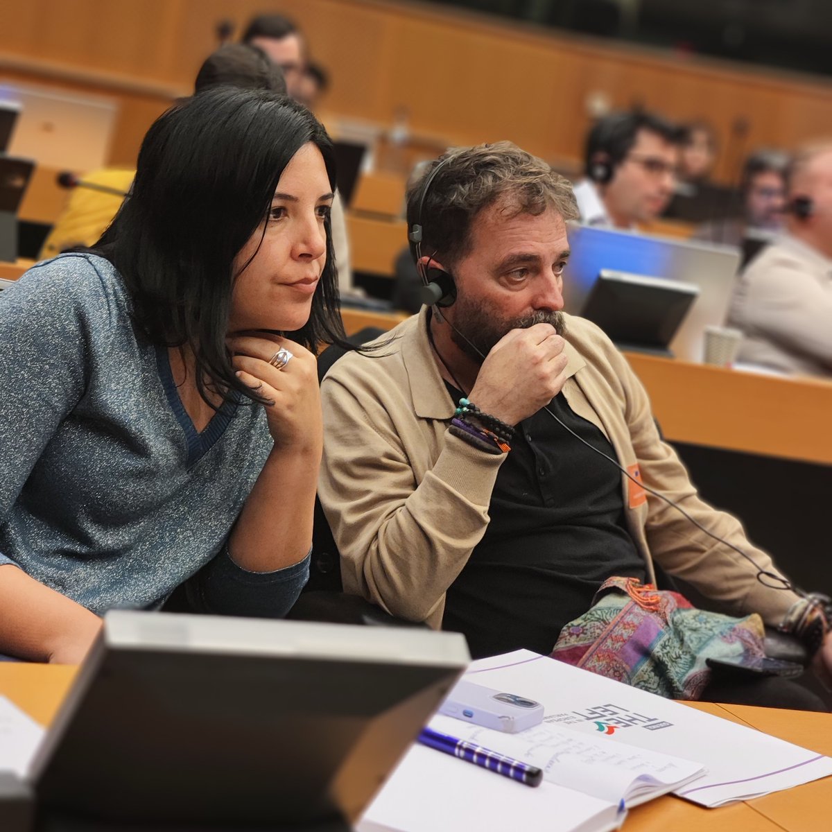 EuroPodemos's tweet photo. ✊Trabajadores, expertas, abogadas y sindicalistas de toda Europa están hoy en Bruselas para denunciar el modelo explotador de las plataformas digitales y organizarse para seguir defendiendo sus derechos.

📺Síguelo en directo👉https://t.co/29AyTETugY

#StopUberisation #DontLetUberMakeTheLaw