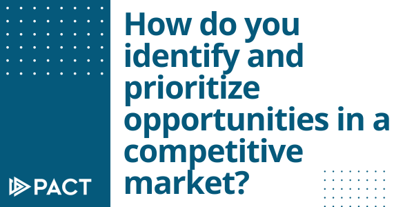 How do you identify and prioritize opportunities in a competitive market? Share with us and let's inspire future entrepreneurs! #BusinessTips #Entrepreneurship #PhillyStartups #PhillyStartup #Innovation #Startups