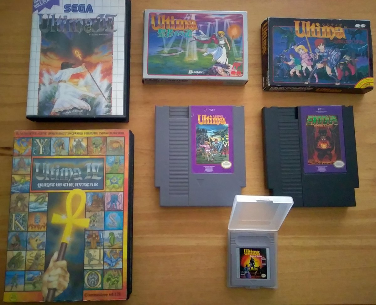 It's not a big collection, or an expensive one, but I love every single one of these games...
#Ultima