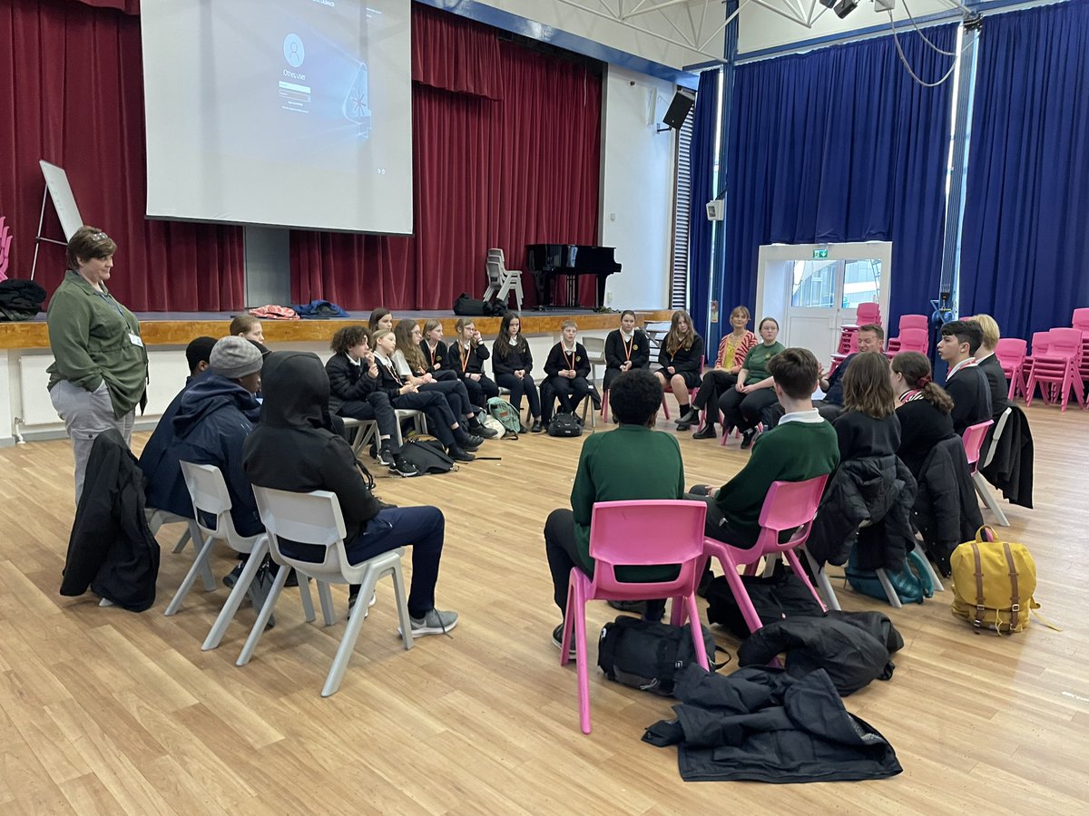 My heart sings to see Young Leaders from every @Charter_Trust secondary school and @DulwichCollege in their final workshop with the @v8_foundation team. Getting set for delivery of three days of workshops to all of our Charter primary schools this month and next.