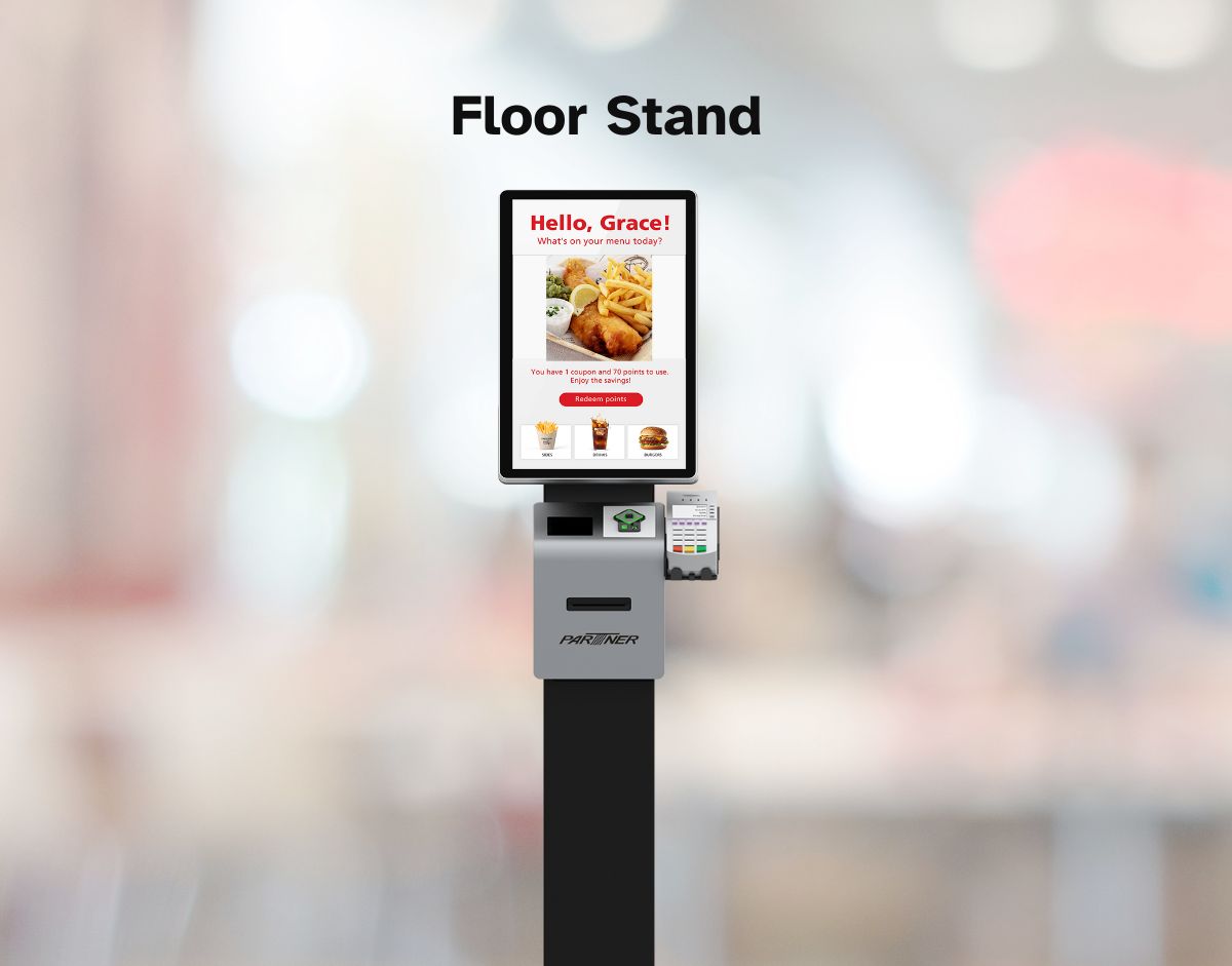 PartnerTechUSA's tweet photo. In the face of escalating labor costs and widespread staff shortages nationwide, Alfred Kiosk from Partner Tech can promptly boost your order capacity while providing a convenient self-order option. Learn more about Alfred here: https://t.co/7hUMuSbISI #kiosks #selfservice https://t.co/psBrQwPs0D