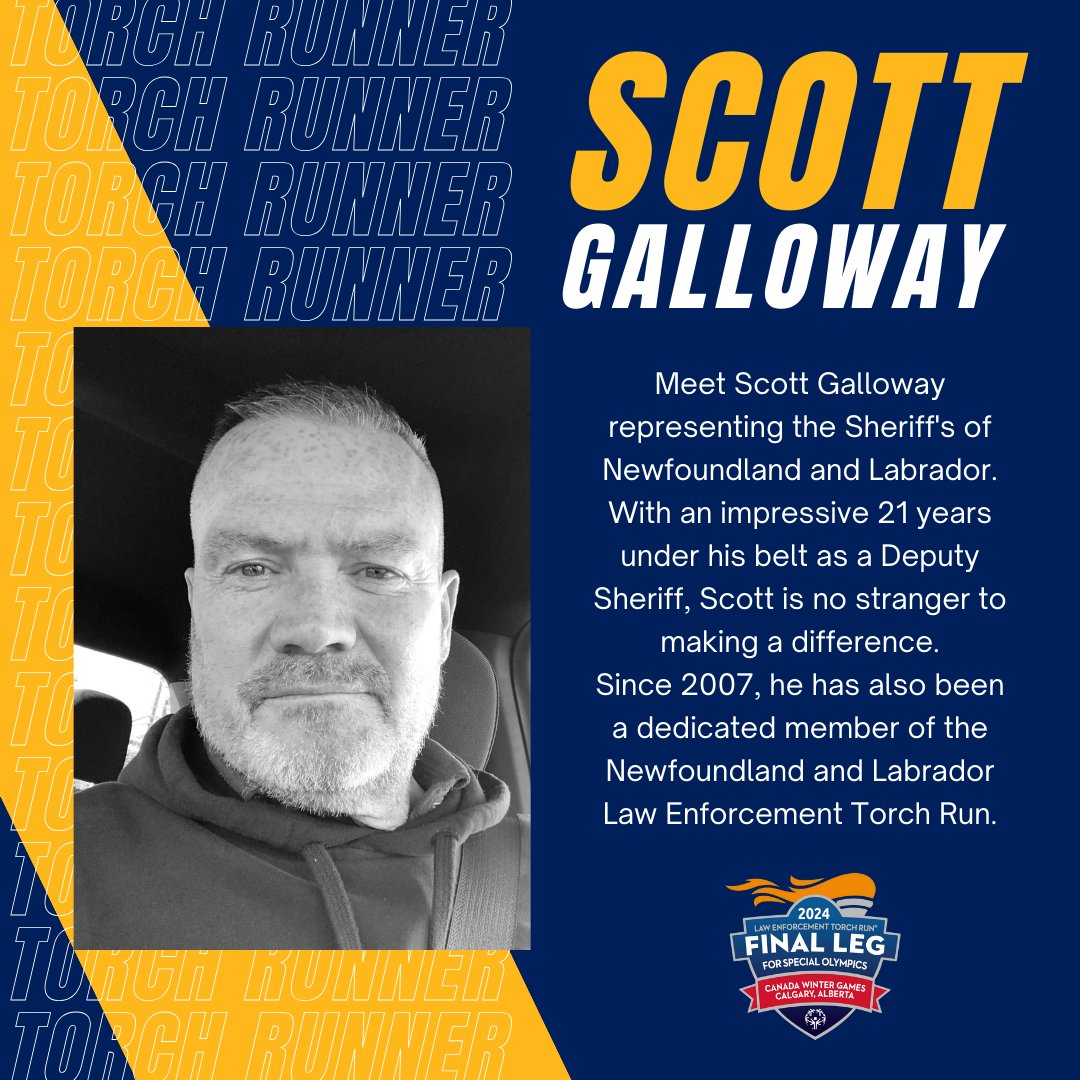 Meet Scott Galloway, the powerhouse representing Sheriff's of Newfoundland and Labrador! With an impressive 21 years under his belt as a Deputy Sheriff, Scott is no stranger to making a difference. Since 2007, he has also been a dedicated member of LETR. Welcome to the team!🔥