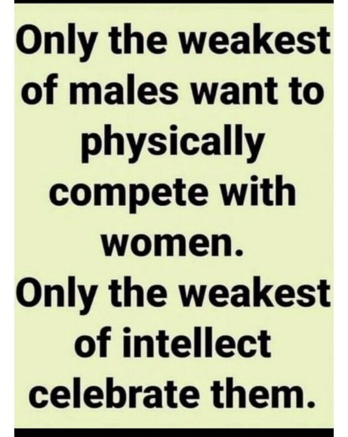 sweetiegoat1776's tweet image. As women we need to stand together to protect our female athletes and daughters.