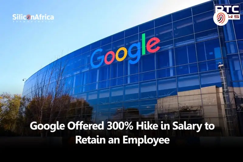 SiliconAfriTech's tweet image. In a move that has stunned the tech industry, Google has reportedly offered a 300% salary hike to retain one of its employees.

#silicontech #tech #technews