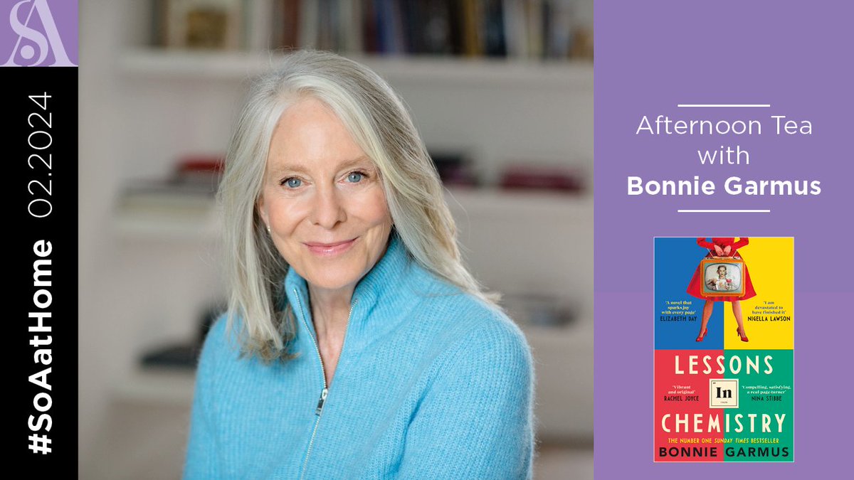 So looking forward to hosting @BonnieGarmus for afternoon tea at the @Soc_of_Authors  (online) tomorrow! Come join us - it's free. 2.30pm
www2.societyofauthors.org/event/afternoo….

#SoAatHome