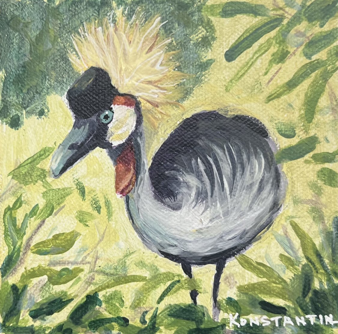 Do you know the name of this bird? Let me hear.
.
.
.
.
#federationgallery
#canadianartist
#artgallery
#acrylicpainting #federationofcanadianartists #burnabyartistsguild #cityofburnaby #westcoastart #donnakonstantin #launchrehab #homedecoration #realestate #realestatevancouver