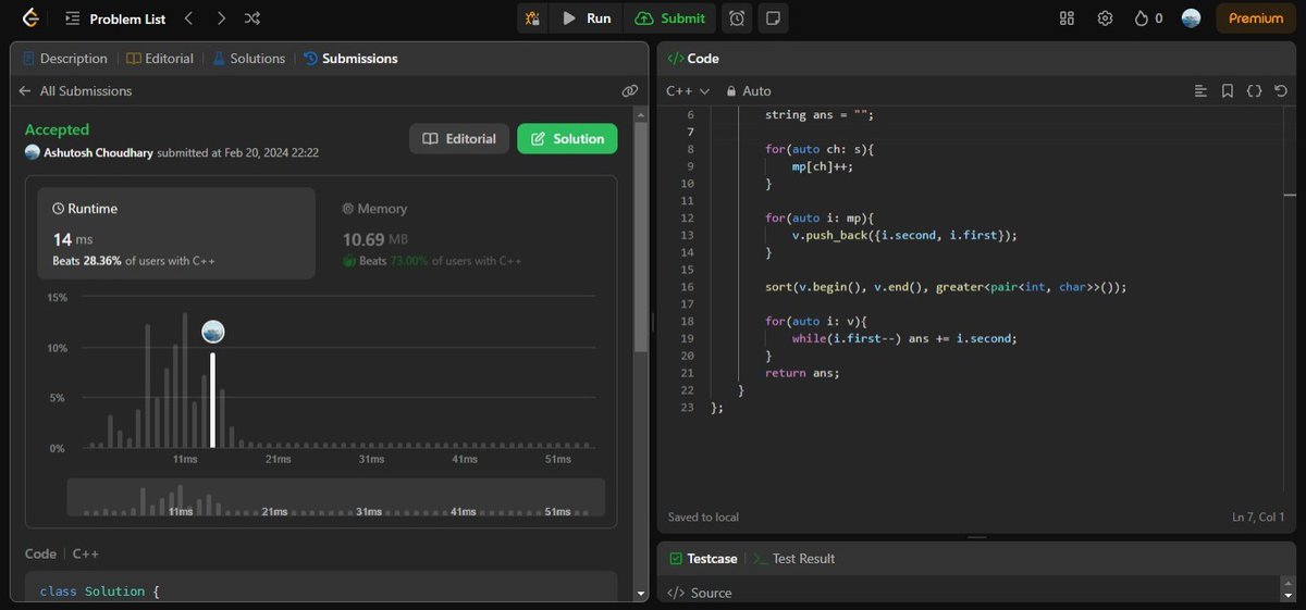 AshuJatt6's tweet image. #75daysofcodechallenge   
-Day 62/75
LeetCode Problem Name:
1. Add two Number ll.
2. Number of Boomerangs.
3. Serialise and Deserialize BST.
4. Sort Character By Frequency.
Greece