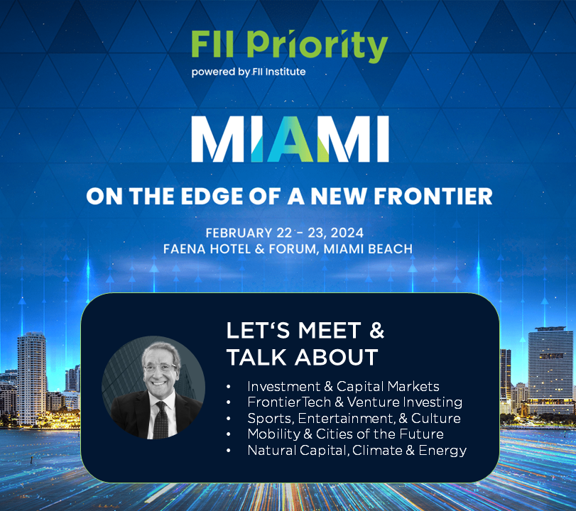 Excited to have our CEO, Gregory Bedrosian, join global business leaders, innovators, sports & cultural icons, and investors at FII Institute’s FII Priority Conference 'On the Edge of a New Frontier' tomorrow in Miami! Event details here: fii-institute.org/conference/fii…