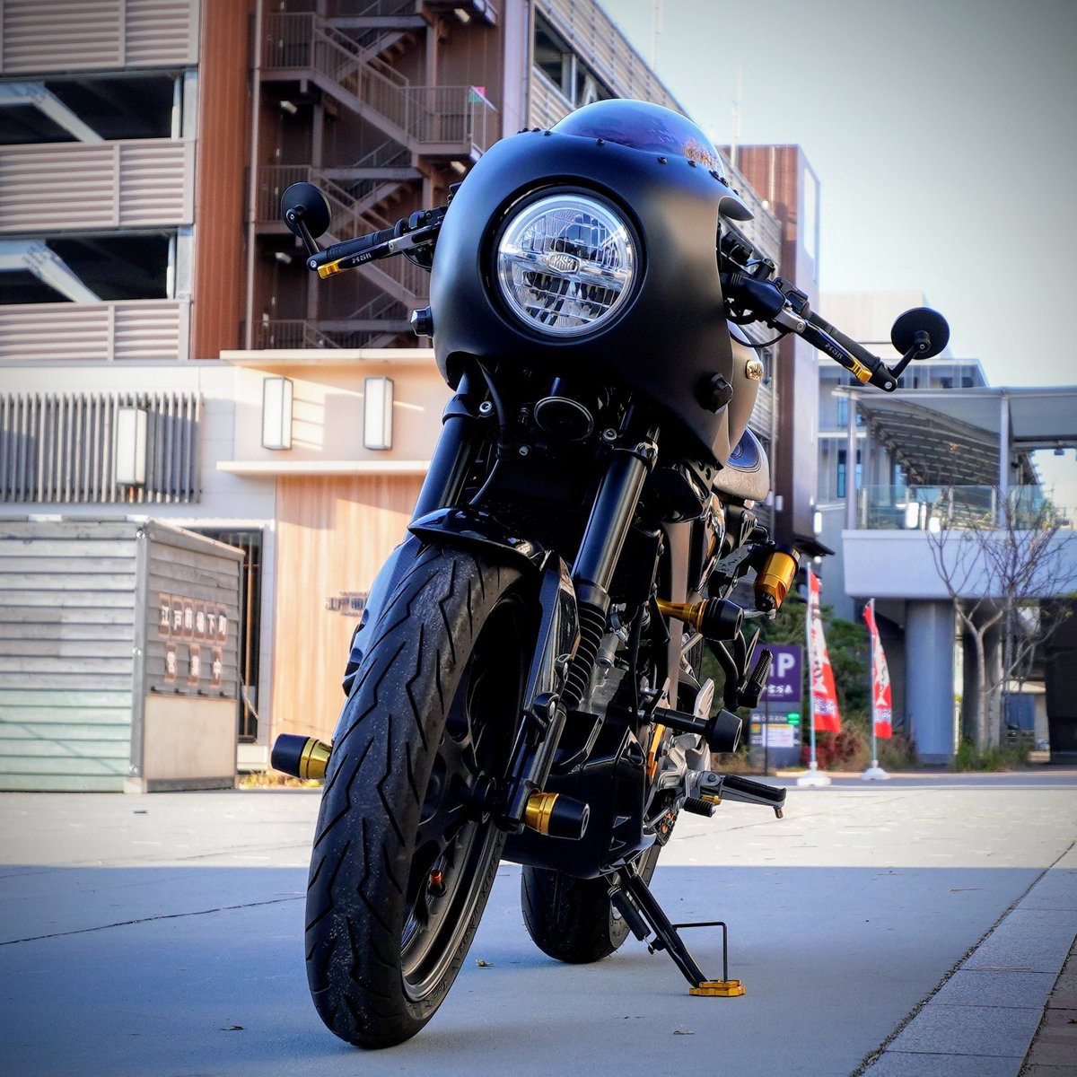 xsr_155_tokyo's tweet image. 日本では
 #多分私しかやってない
xsr155にロケットカウル🚀
#customkit
#xsr155
#xsr125