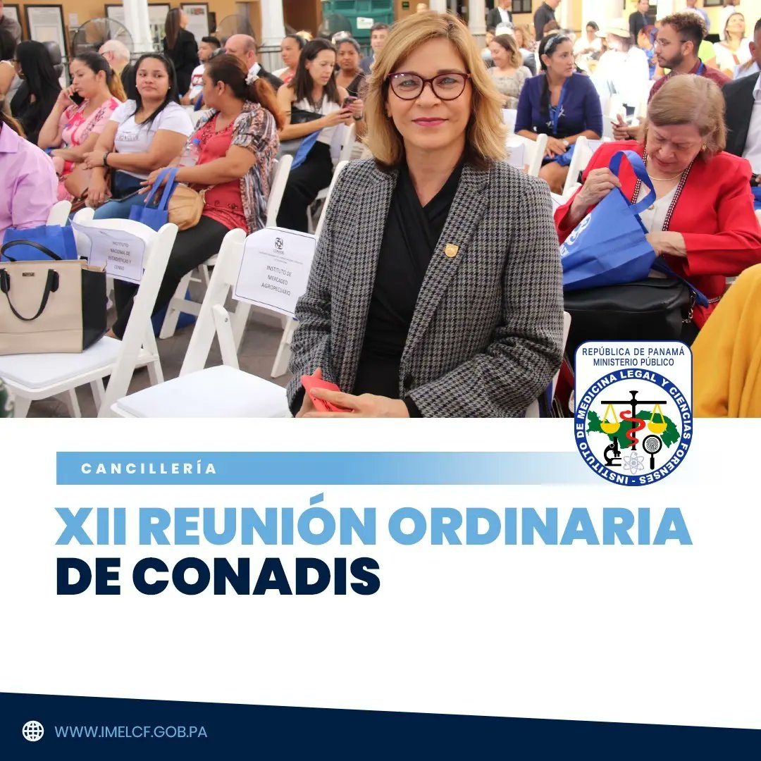 IMELCFPANAMA's tweet image. Carmen Díaz,  Secretaria de Recursos Humanos, en representación del Director General del #IMELCF junto a Zoraida Davis, de la oficina de Equiparación de Oportunidades, participaron de la XII Reunión Ordinaria de #CONADIS 

#imelcf_panamá @senadispma