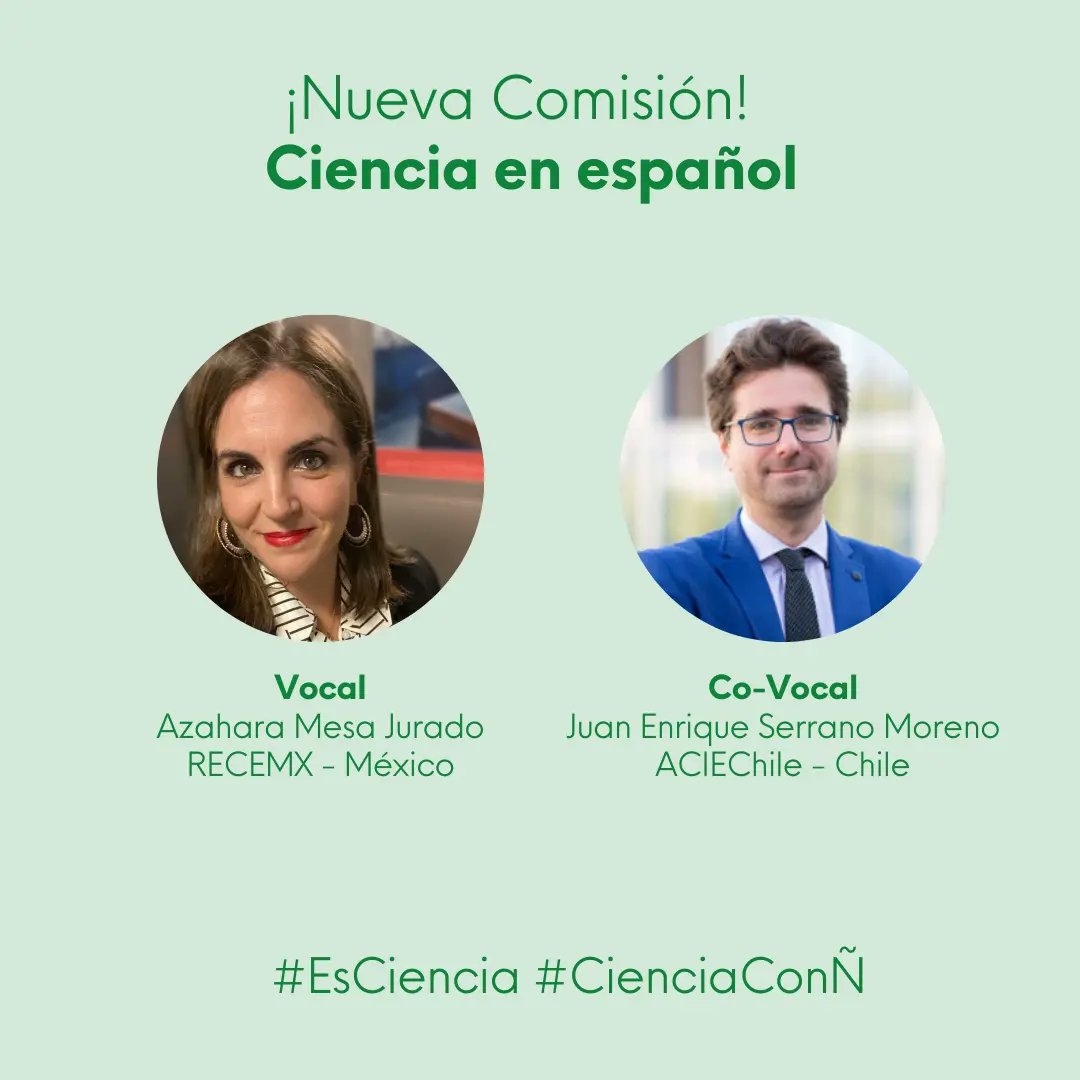 📢En el Día Internacional de la Lengua Materna, de la diversidad lingüística, cultural y multilingüe 🗣️🫂 queremos presentar la nueva Comisión de Ciencia en español de RAICEX. Una comisión centrada en dar valor a la cultura científica en español 👩‍🔬👨‍🔬 @recemxac @ACIEChile