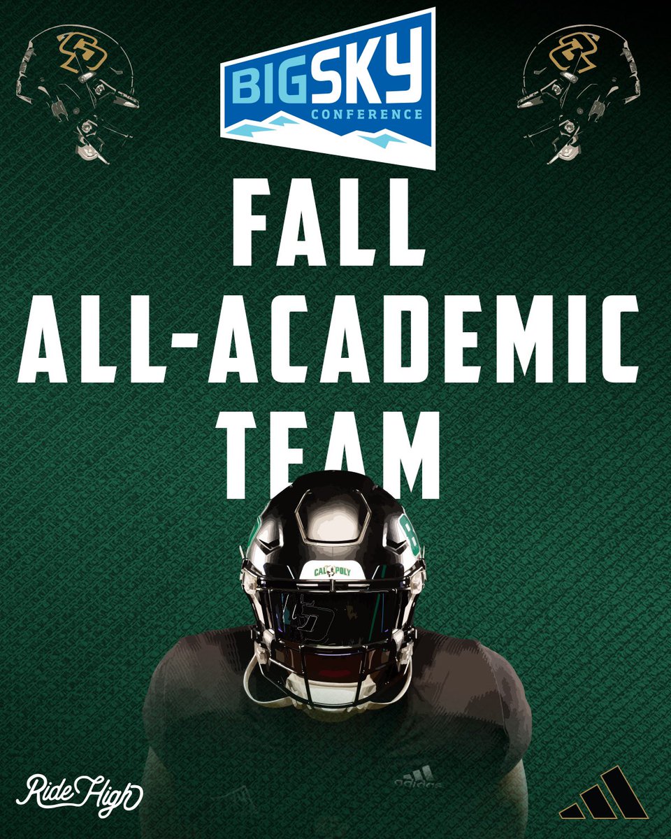 calpolyfootball's tweet photo. Getting it done in the classroom! 🍎 ✏️

Shoutout to our 1️⃣6️⃣ guys who made the Big Sky All-Academic Team!

📰: https://t.co/syuOcDvkb7

#RideHigh https://t.co/6fWOihGnFl