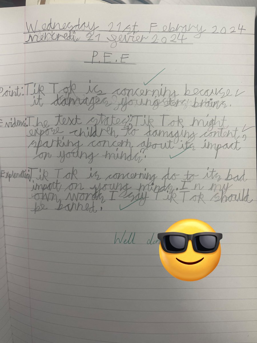 Some great p.e.e work today! Is Tik tok beneficial or concerning?