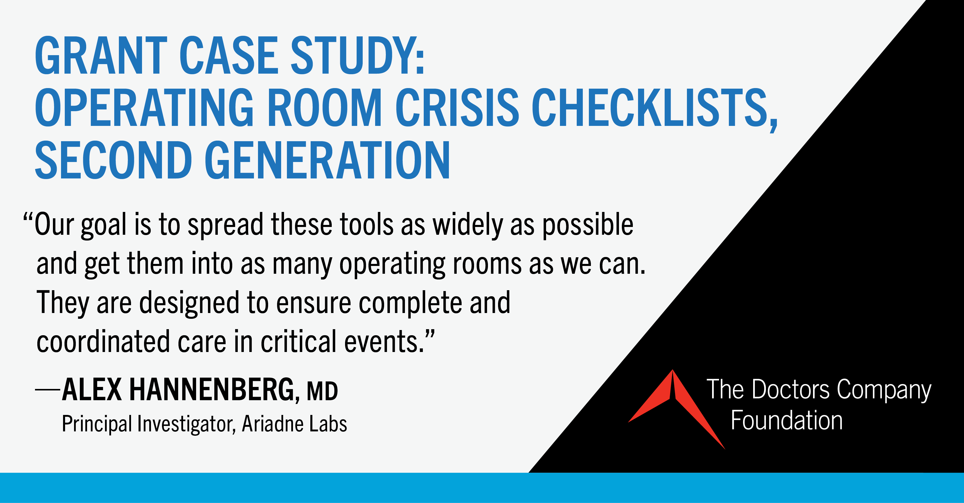 The Doctors Company on X: &ldquo;OR Crisis Checklists aim to improve 