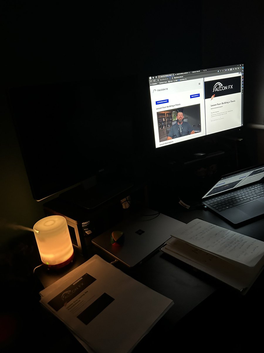 Today has been pretty heavy in terms of activity and learning.

With the 5:30AM routing introduced I’m feeling it.

As my eyes started to close I pivoted into different learning.

The work must be done!

<a href="/falconfxtrading/">Falcon FX</a>
<a href="/MrFalconFX/">Mark Hutchinson</a>