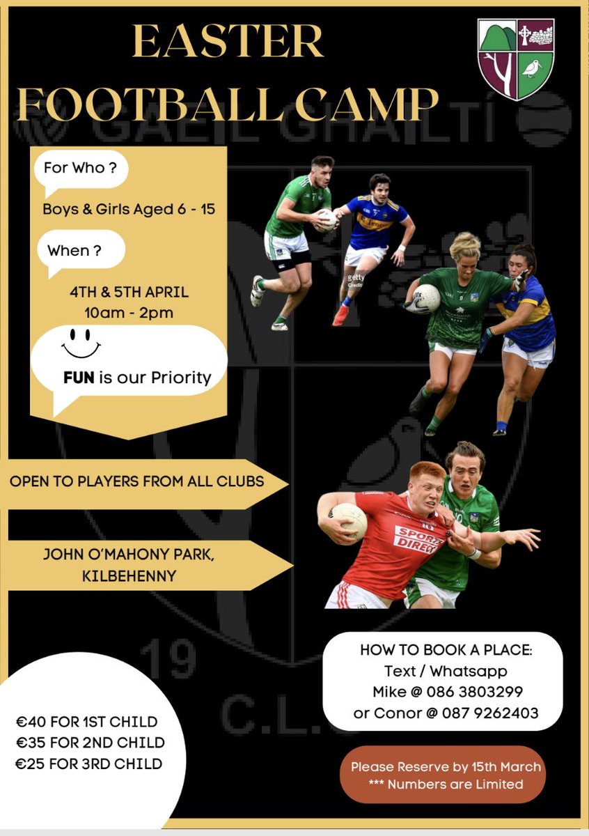 Galtee Gaels GAA tweet media