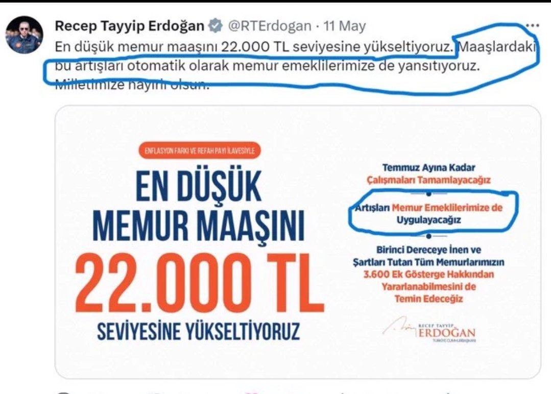 3 bin, 5 bin, 10 bin Bayram ikramiyesi istemiyoruz. Seyyanen zam istiyoruz. Söz verildiği gibi. #MemurEmeklisiSeçiminKaderi