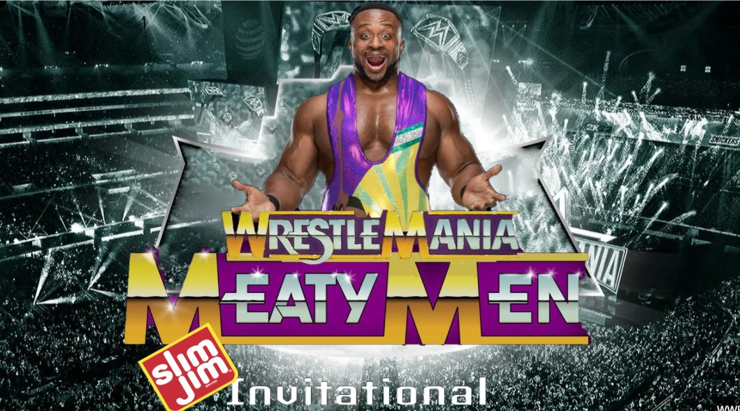 MeatyWrestling's tweet photo. WRESTLEMANIA
That's right Slim Jim, you can't run from me... This is Day 14 of demanding you make the Wrestlemania Meaty Men Invitational hosted by Big E a real thing! #WeWantMEAT 🥩🥩🥩 https://t.co/TGwyQ2CC5P