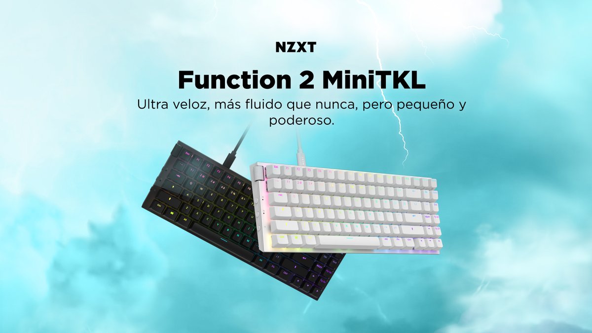 ¡Conoce el nuevo teclado #NZXTFunction2 MiniTKL! ⌨️

Este pequeño teclado tenkeyless pega duro con sus switches ópticos lineales, tasa de sondeo de 8k Hz y switches intercambiables- ¡todo en un pequeño paquete!

Ver más en: bit.ly/nzxtfunction2l…