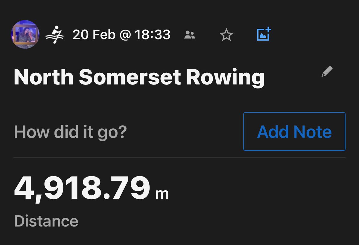 #fitnessfebruary ⁦<a href="/VeritySaber/">Verity Saber</a>⁩ more metres with yesterday’s row