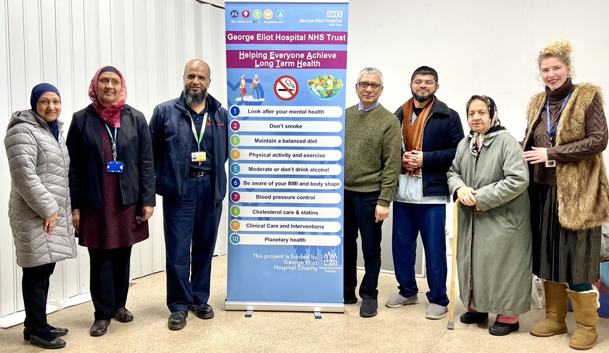 Brilliant busy session organised by GEH Community Engagement Officers, local volunteers &amp; hosted by Prof Patel on effects of fasting on diabetes. Did you know… cucumber, tomato &amp; melon contain lots of water that’s slowly absorbed &amp; will reduce thirst when fasting! #BackToHealth