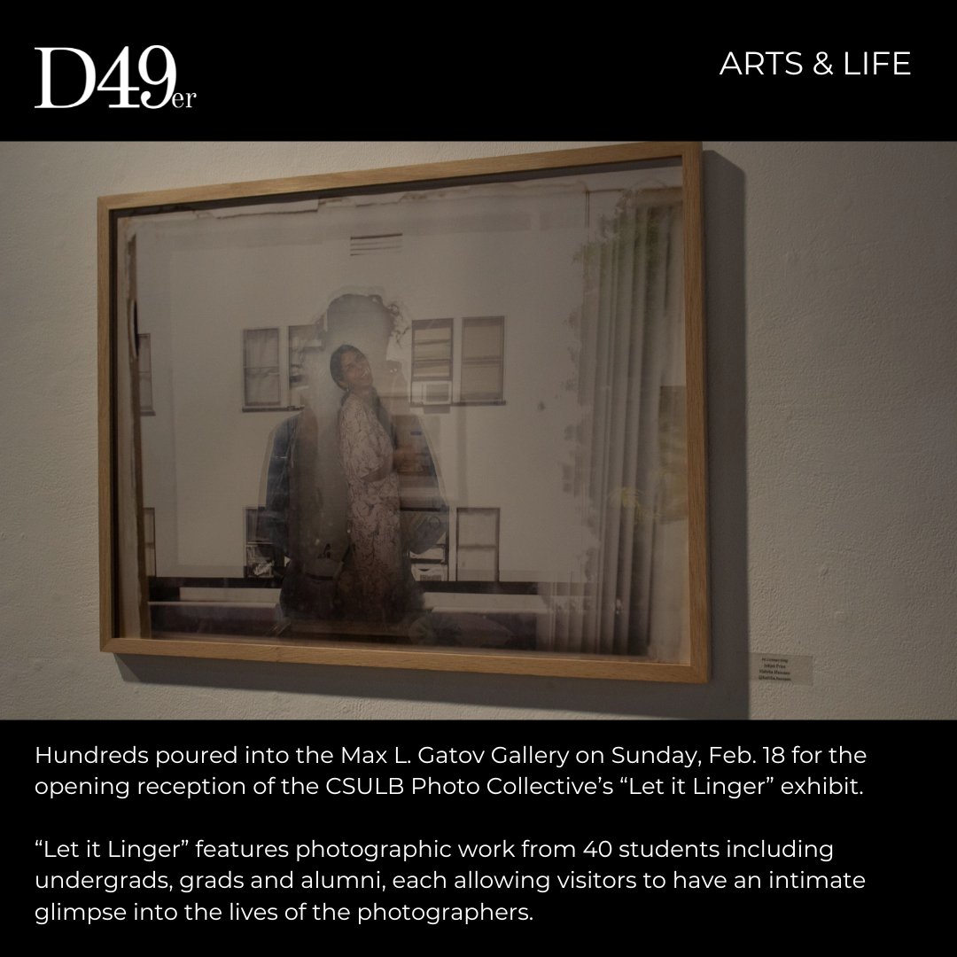 lbcurrent's tweet photo. CSULB Photo Collective holds its first group show of the semester with “Let it Linger,” showcasing photographic work from students and alumni.
Read more at: https://t.co/LMCzy4QclD
✍️/📷: Luis Castilla
#photogallery #csulb #photocollective https://t.co/f1bEWLmh3H