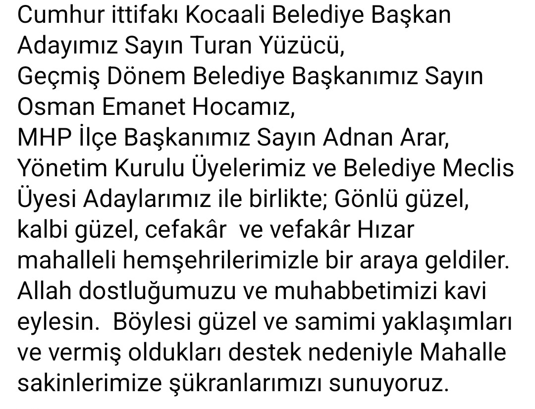 MHP Kocaali (@mhpkocaali) on Twitter photo 