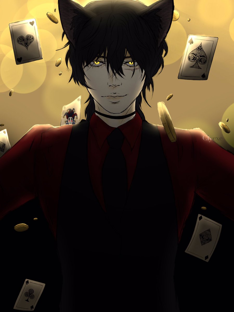 clyexe's tweet photo. Illustration.
Clay🐈⬛
(also posted the card designs i created. If you ever use them for drawings, give me credit ♡)
.
.
.
.
.
#persona #smallartist #ArtistOnTwitter #oc #originalcharacter #art #illustration #pokercards #cardsdesign https://t.co/hXNkpgiZkj