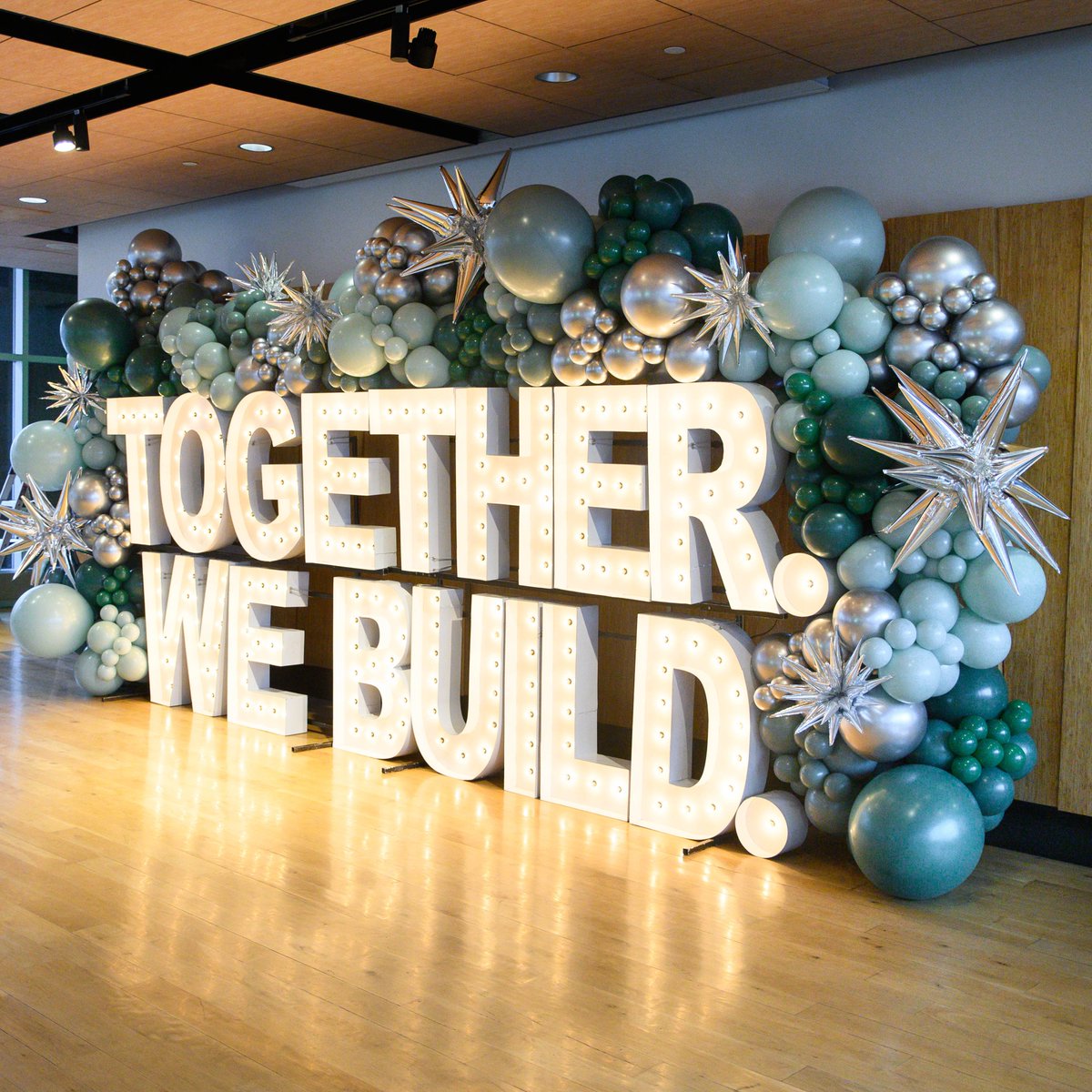 RealEstate_LHM's tweet photo. We recently held the first annual Larry H. Miller Real Estate Summit in downtown Salt Lake City. This unique gathering with our builder partners highlighted the contributions being made to help shape communities for generations to come. Our choices—how to develop, what to create—touch the lives of countless people. #LHMRealEstate