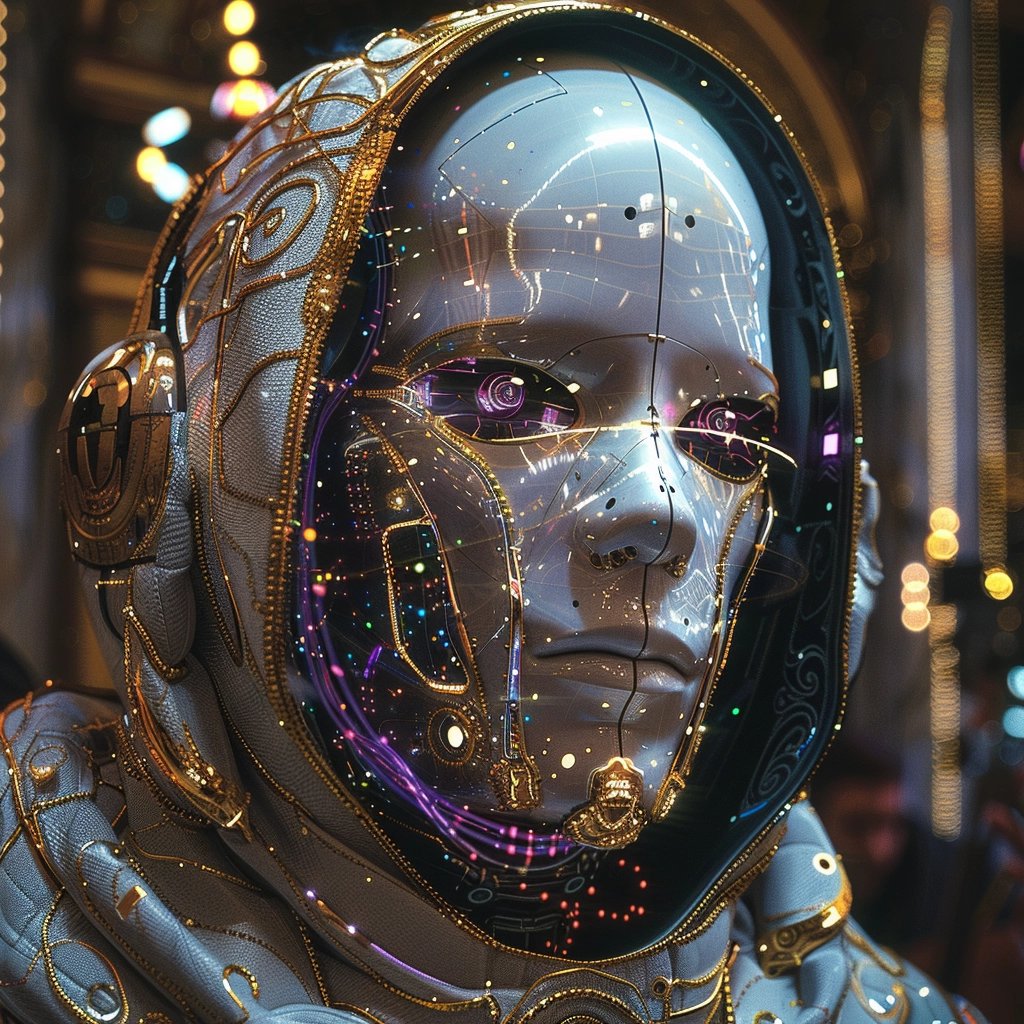 "Illuminated Eccentric" #AIArt