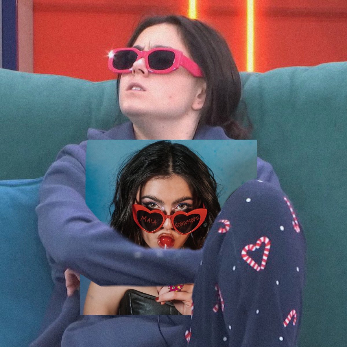 chiaragifs's tweet image. MALA COSTUMBRE IS COMING 💋🎸🫵🏻