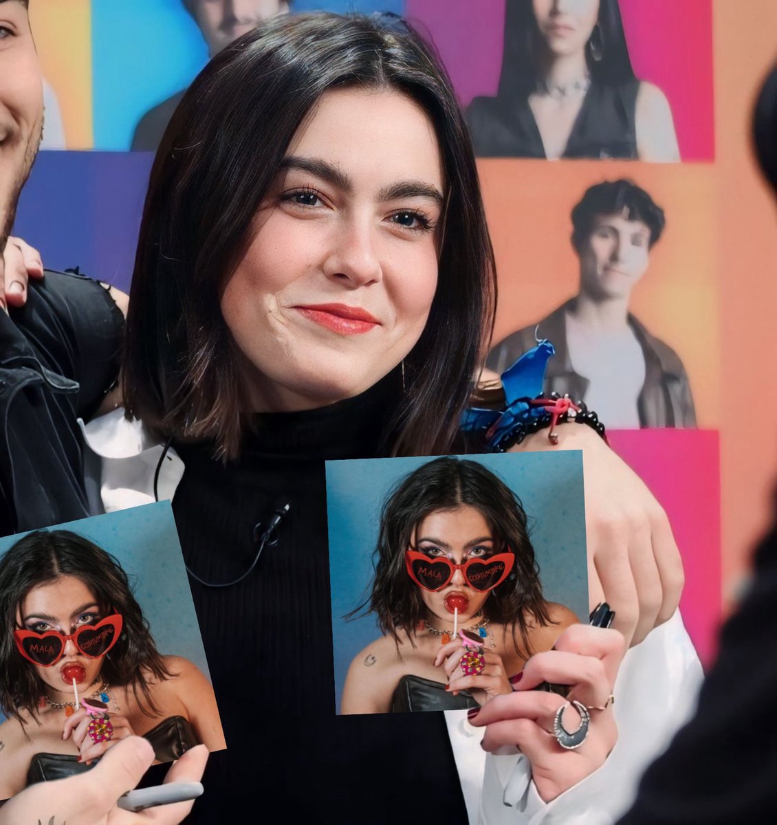 chiaragifs's tweet image. MALA COSTUMBRE IS COMING 💋🎸🫵🏻