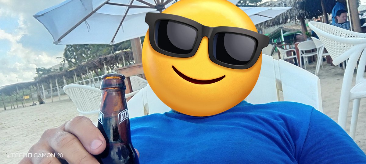 Disfrutando un rato acá en Boca Marina